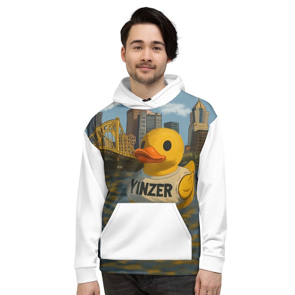Thumbnail: Floatin in the Burgh | Hoodie | Pittsburgh Duck Co.™ x Yinzer Duck™