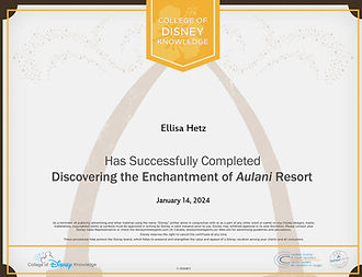 Aulani Resort Cert