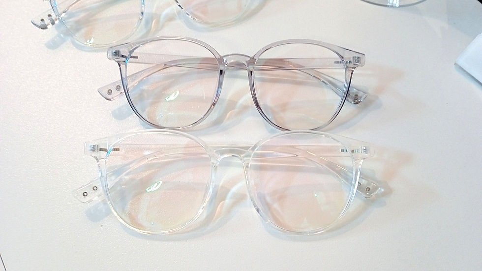 Trendy transparent frames - Otago Optical