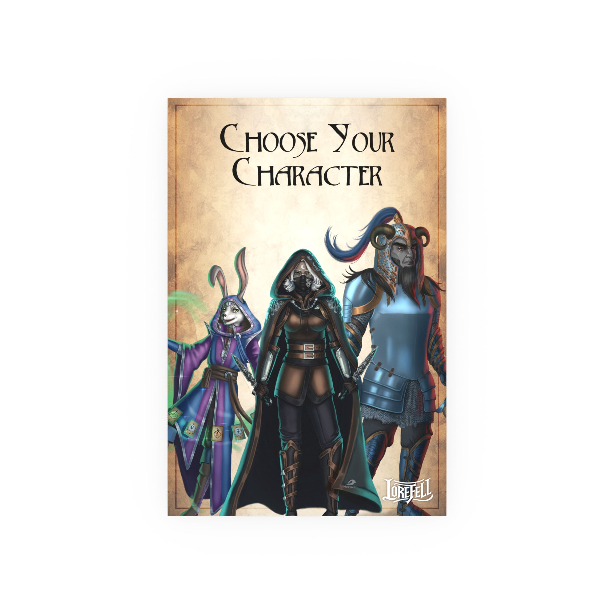 Choose Your Character Poster