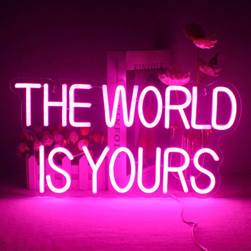 The World is Yours Neon Sign | NEON HUB NZ