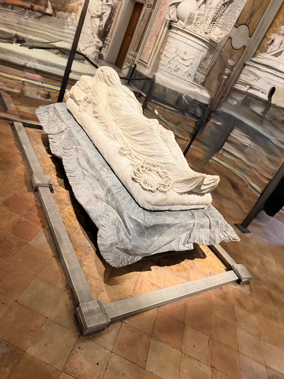 The Veiled Christ statue in Naples