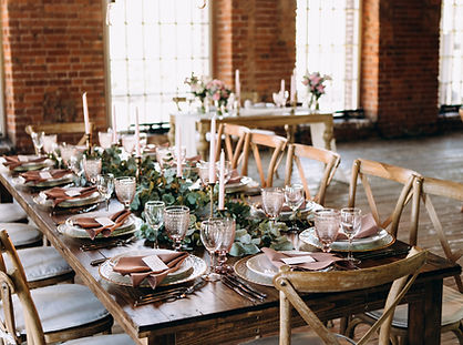 Décoration de table de mariage