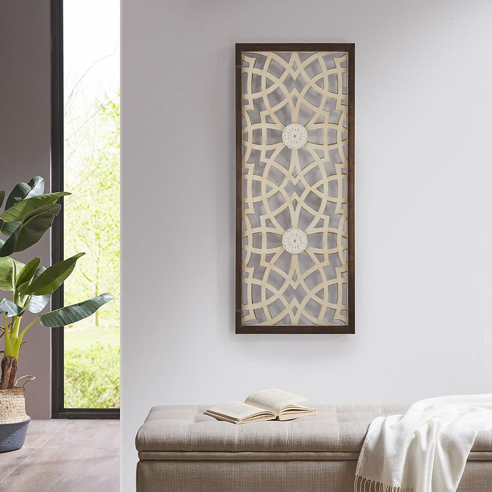 Two-tone Geometric Wall Decor | Doxa Decors