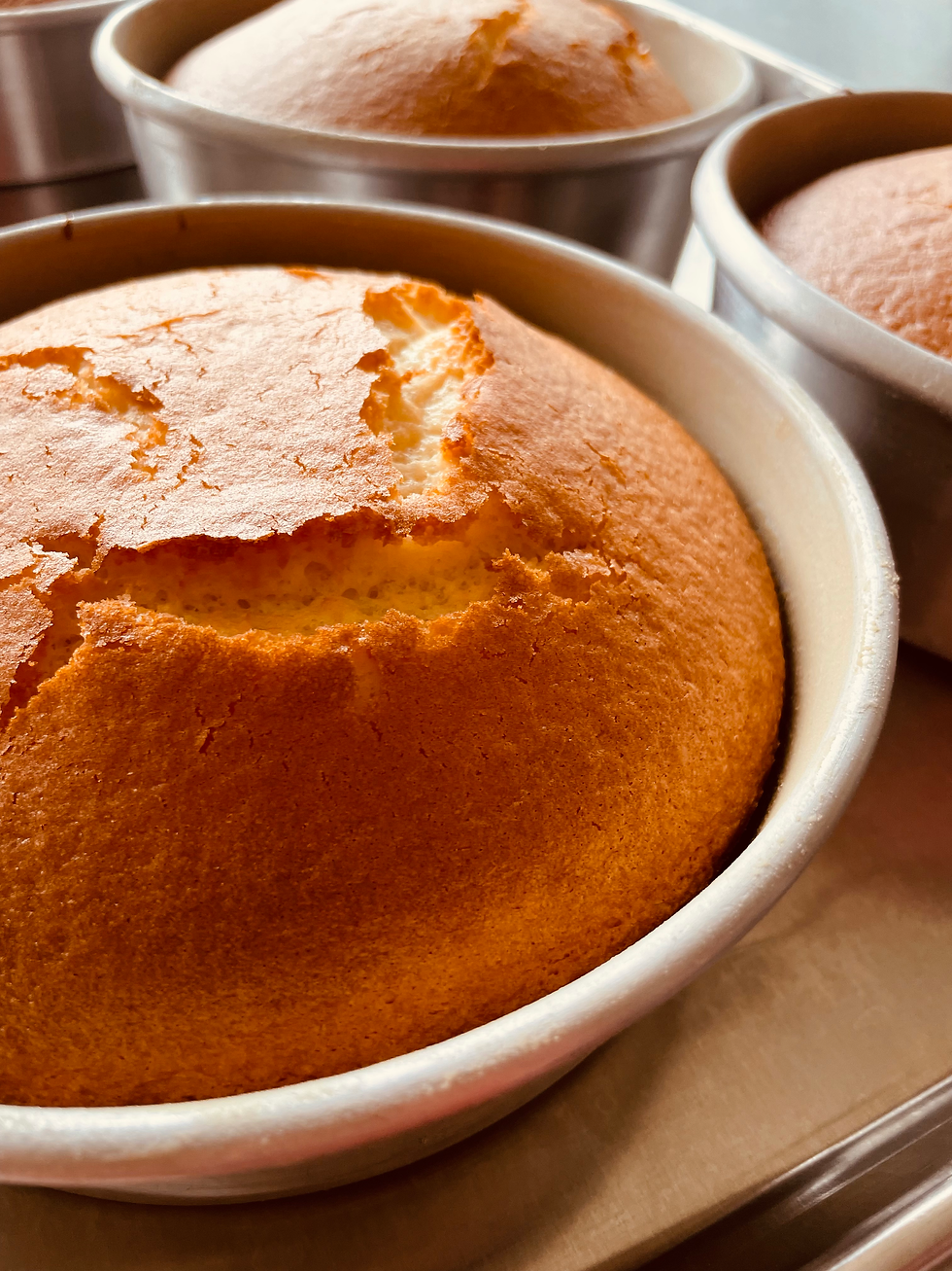 bizcocho esponjoso de vainilla