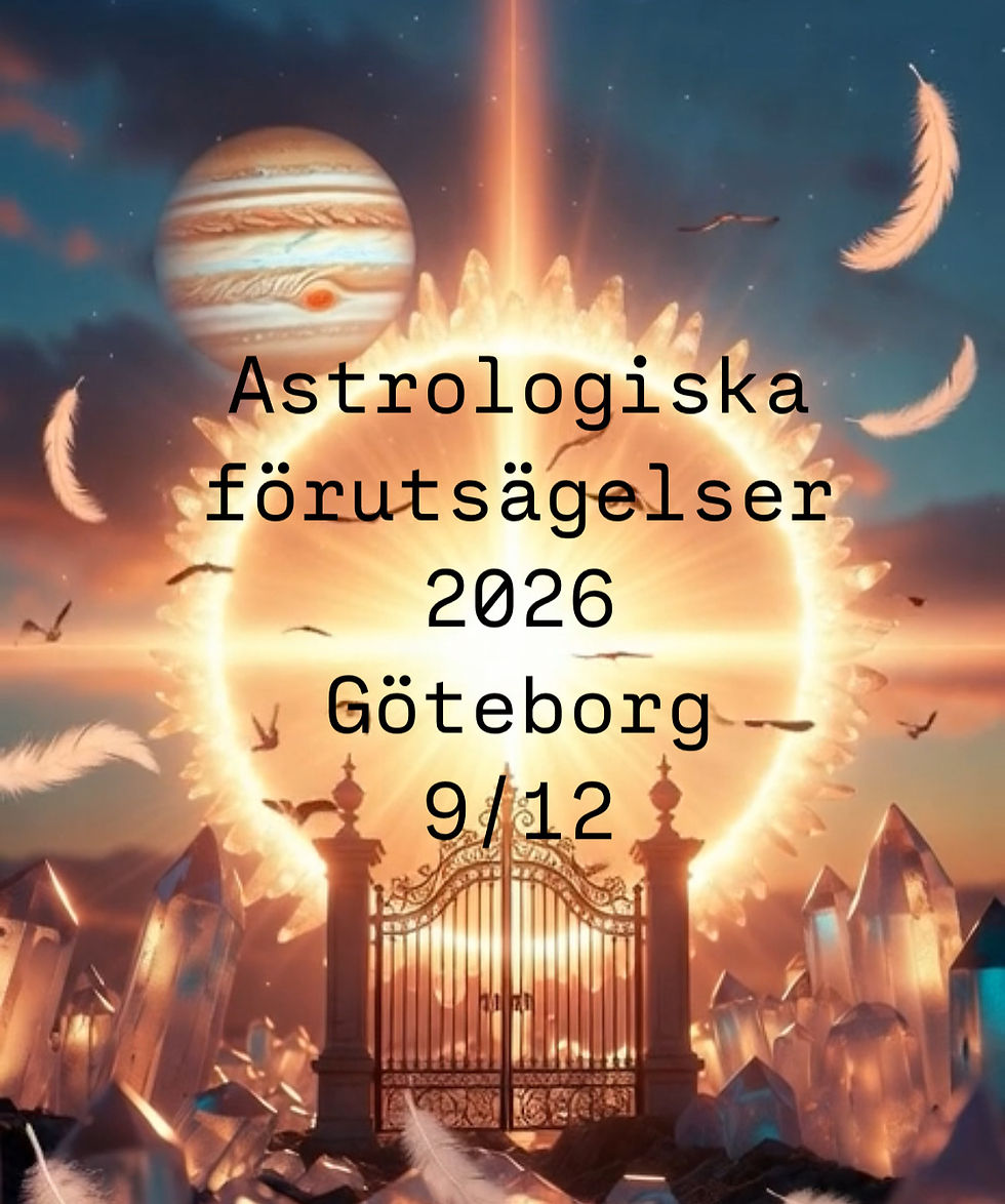 Fullbokat! Astrologiska förutsägelser 2026 - hemma hos mig!