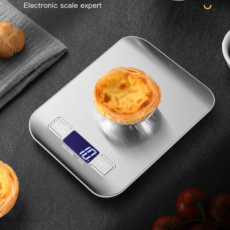 Miniatura: Balança Digital Elétrica Multifuncional para Cozinha – Capacidade de 5 kg, P