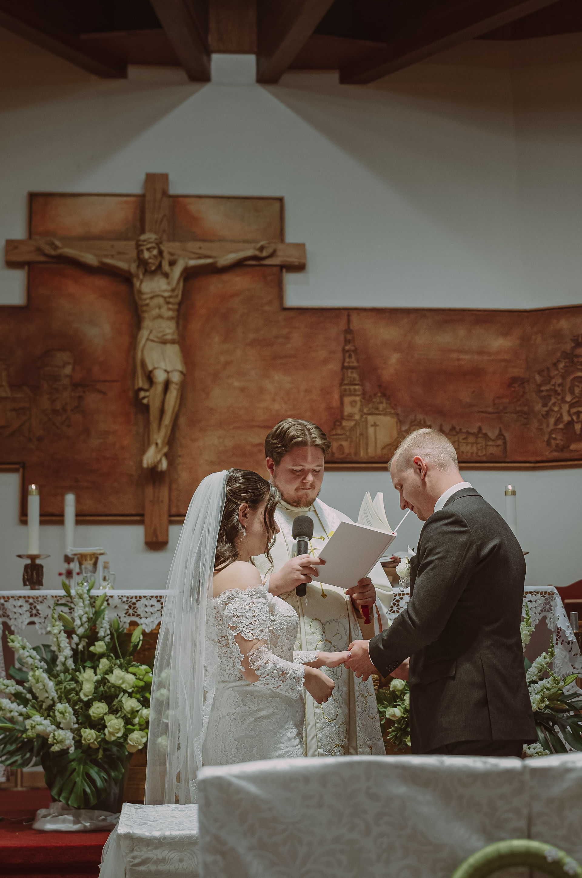 st maximillian kolbe wedding ceremony