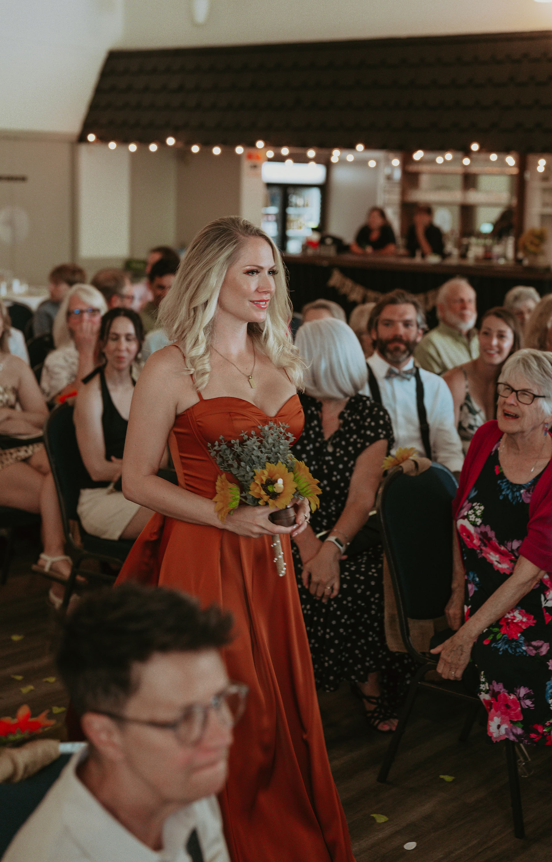 wedding ceremony at Royal Canadian Legion Long Branch