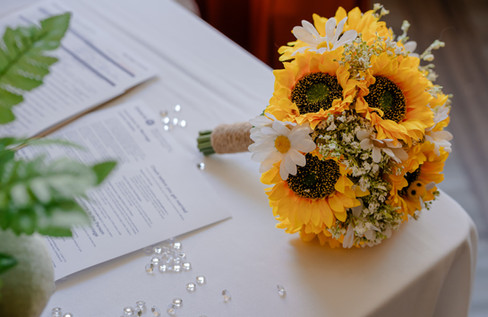 wedding ceremony at Royal Canadian Legion Long Branch