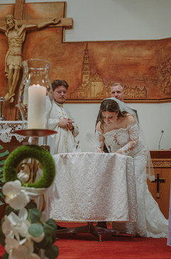 st maximillian kolbe wedding ceremony