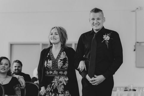 wedding ceremony at Royal Canadian Legion Long Branch