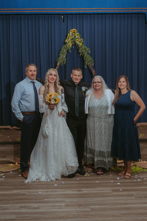 wedding ceremony at Royal Canadian Legion Long Branch