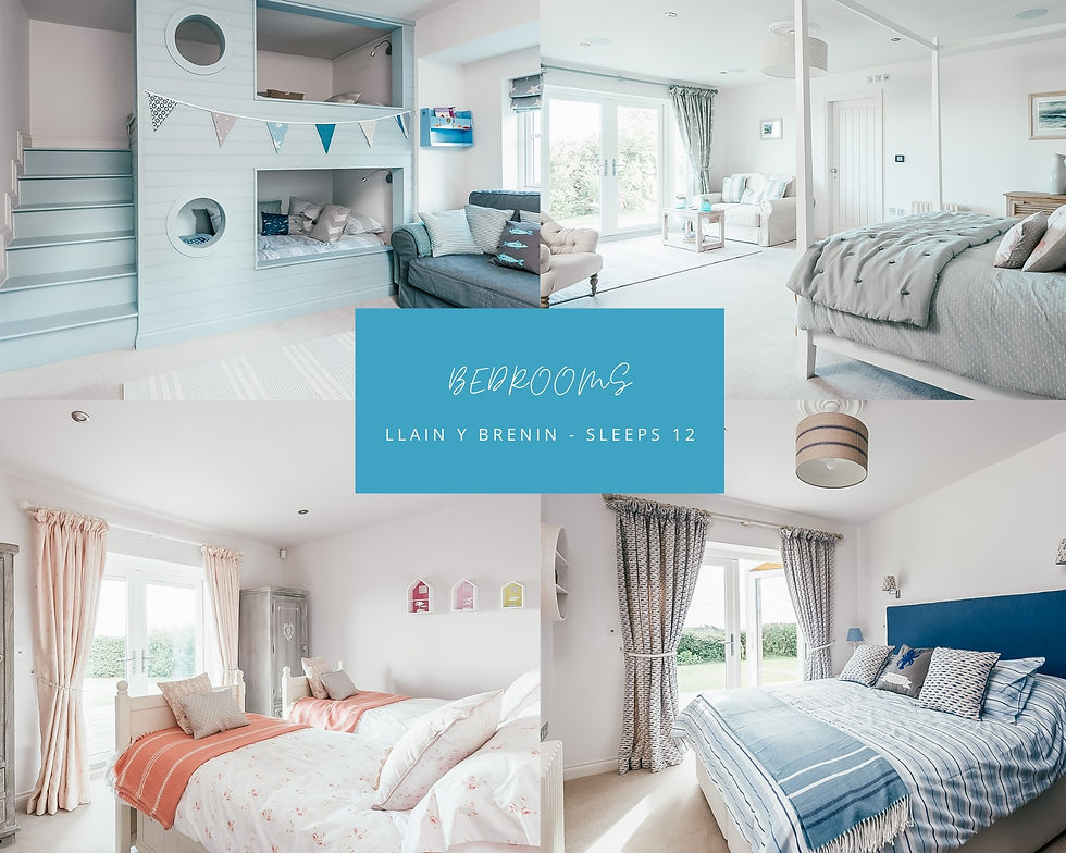 Bedrooms Llain Y Brenin Sleeps 12