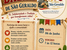 🛍️ BAZAR DE SÃO GERALDO: Fé, Solidariedade e Tradição! ❤️