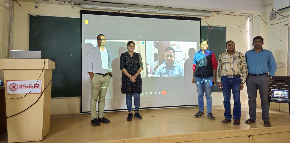 Warm wishes to Ms. Srayee Mandal for successfully defending her thesis