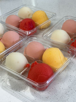 4 flavor sampler italian ice
