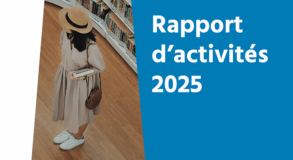 Rapport d’activités 2025 de l’Observatoire romand de la culture