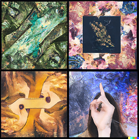 DALL·E 2023-11-06 20.15.28 - A collage of different creative images, such as a painting, a