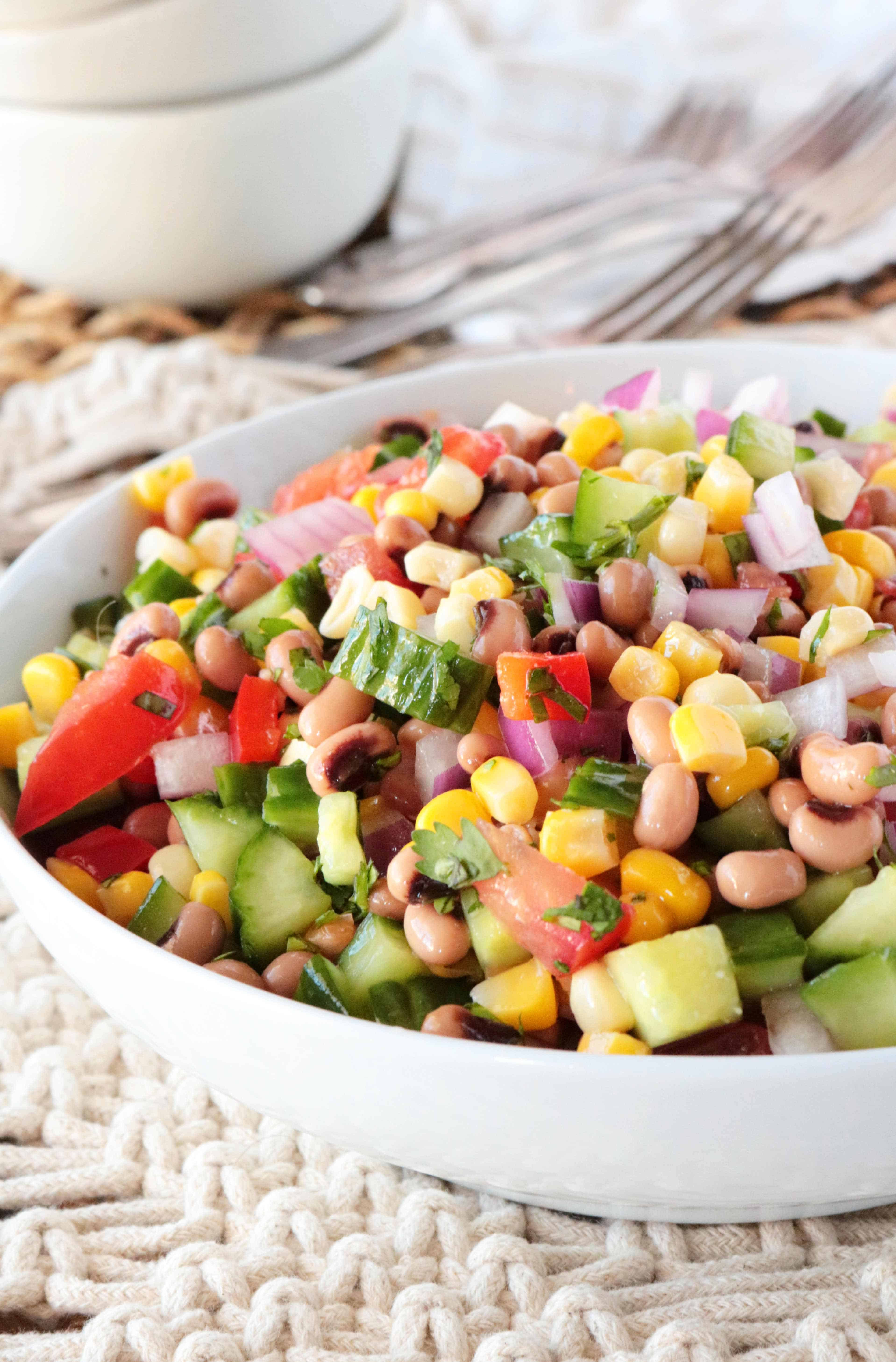 Black eyed pea salad