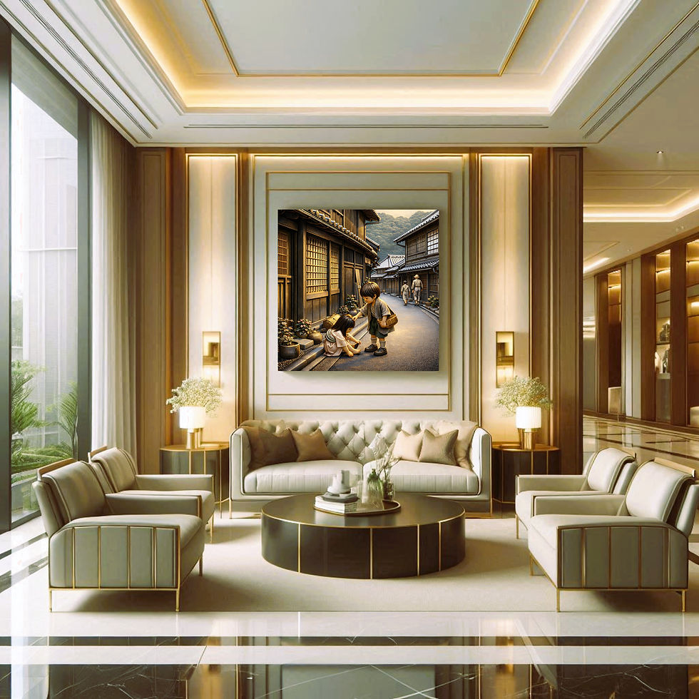 Thumbnail: Quiet Alley Metal Wall Art | Arven Studio