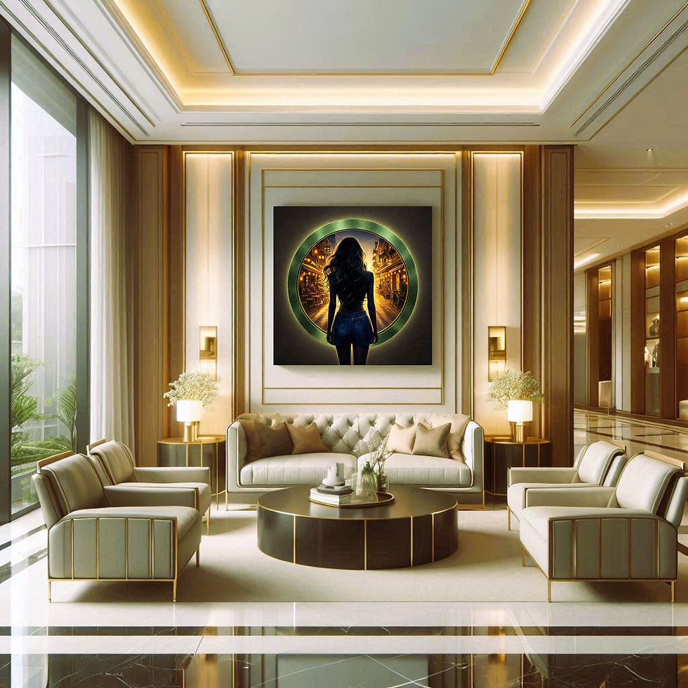 Thumbnail: Twilight Passage Metal Wall Art | Arven Studio