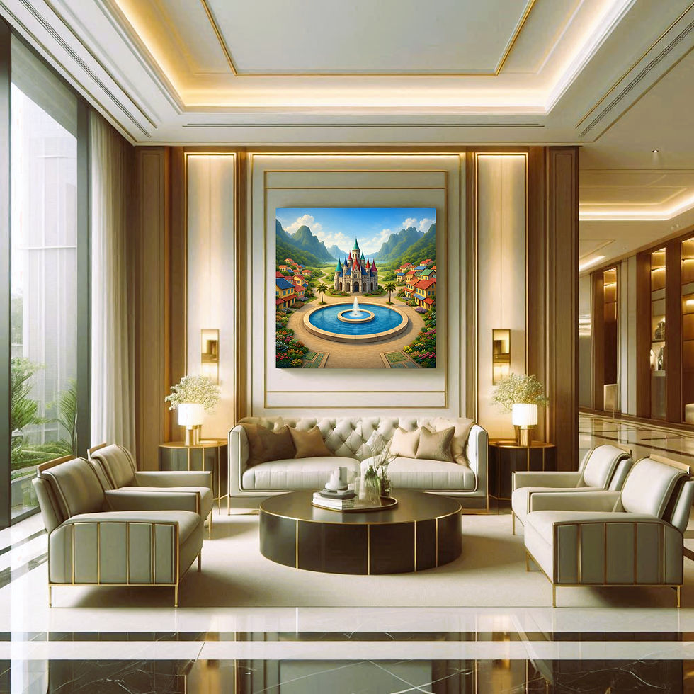 Thumbnail: Valley Pavilion Metal Wall Art | Arven Studio
