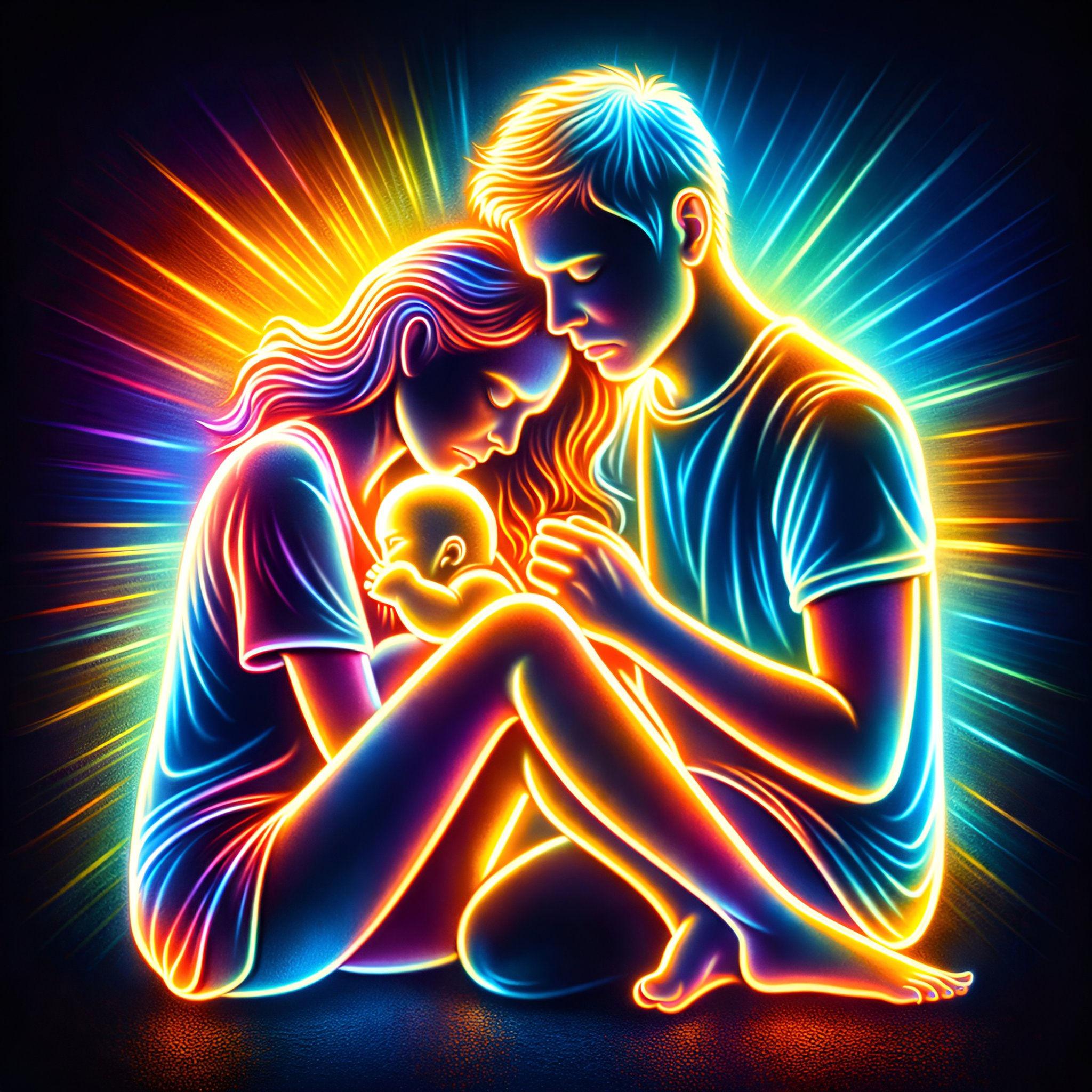 Radiant Bond aluminium dibond wall art 60x60 cm metal print