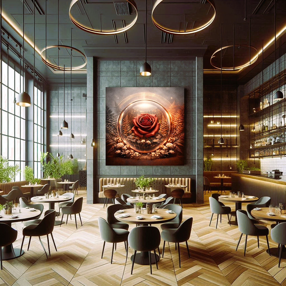 Thumbnail: Radiant Rose Metal Wall Art | Arven Studio