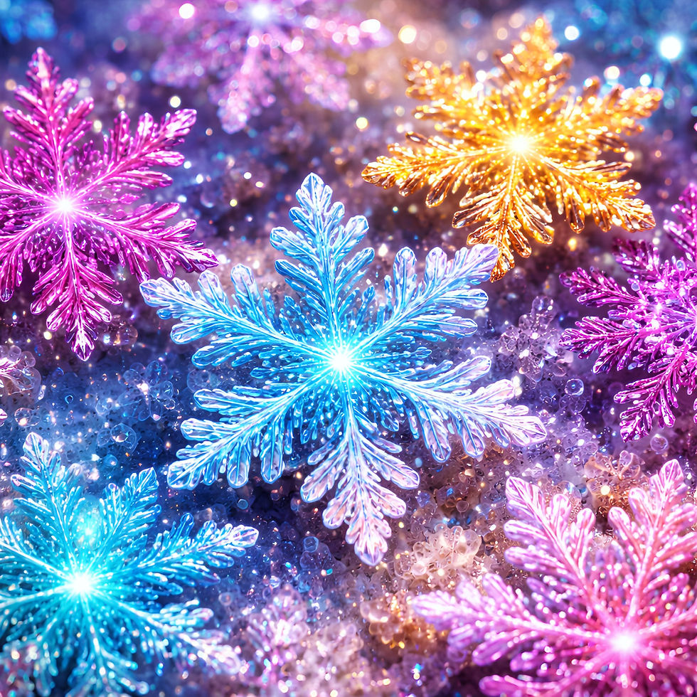 Prism Frost aluminium dibond wall art 60x60 cm metal print