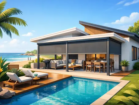 Outdoor Blinds Bargara Homes Enjoy Year-Round