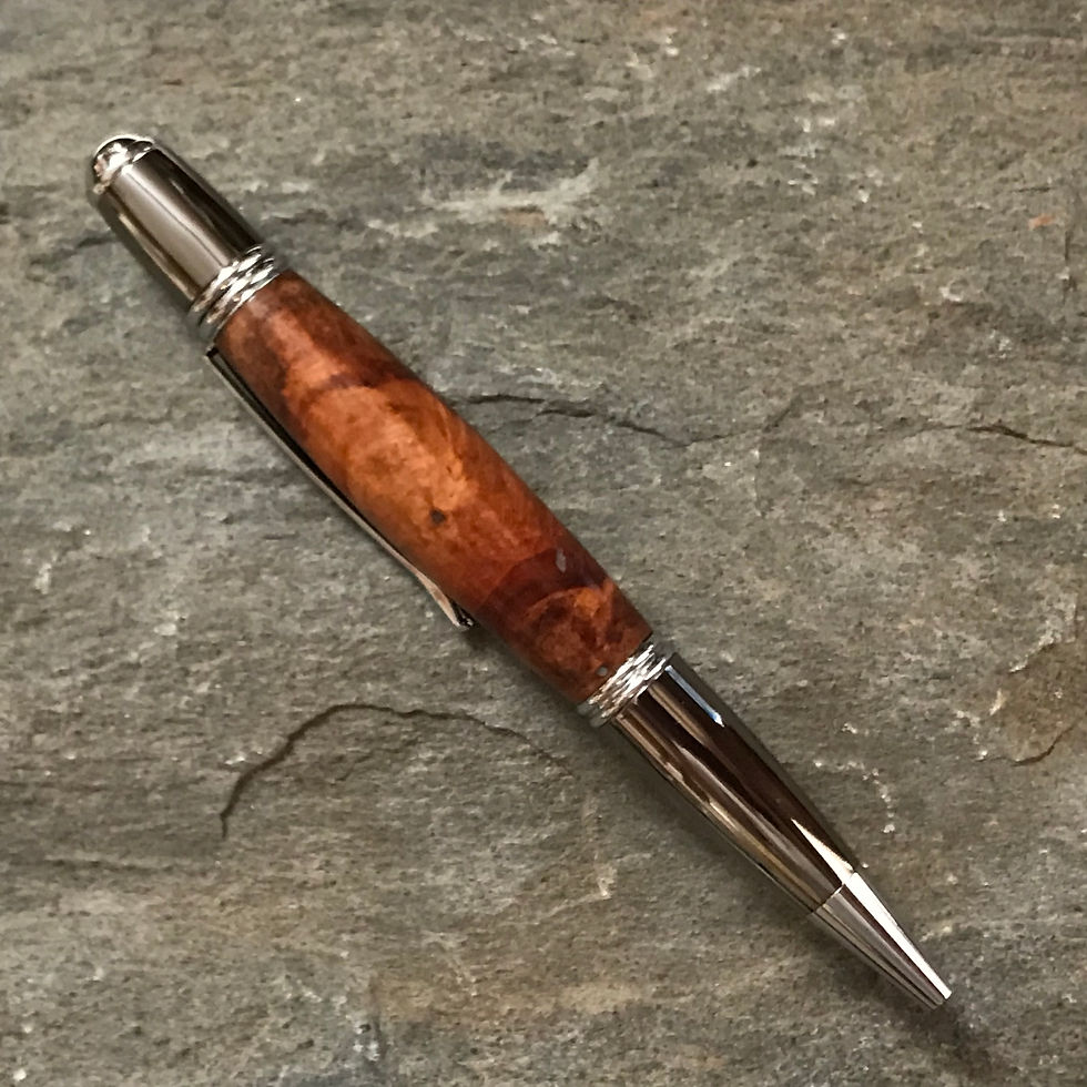 Thumbnail: Texas Pecan on Gunmetal and Chrome