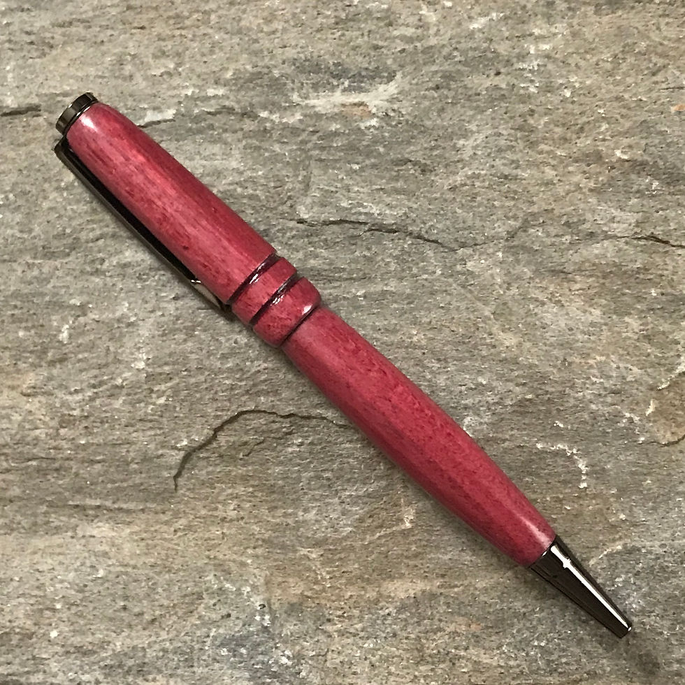 Thumbnail: Purple Heart on Gunmetal Ballpoint