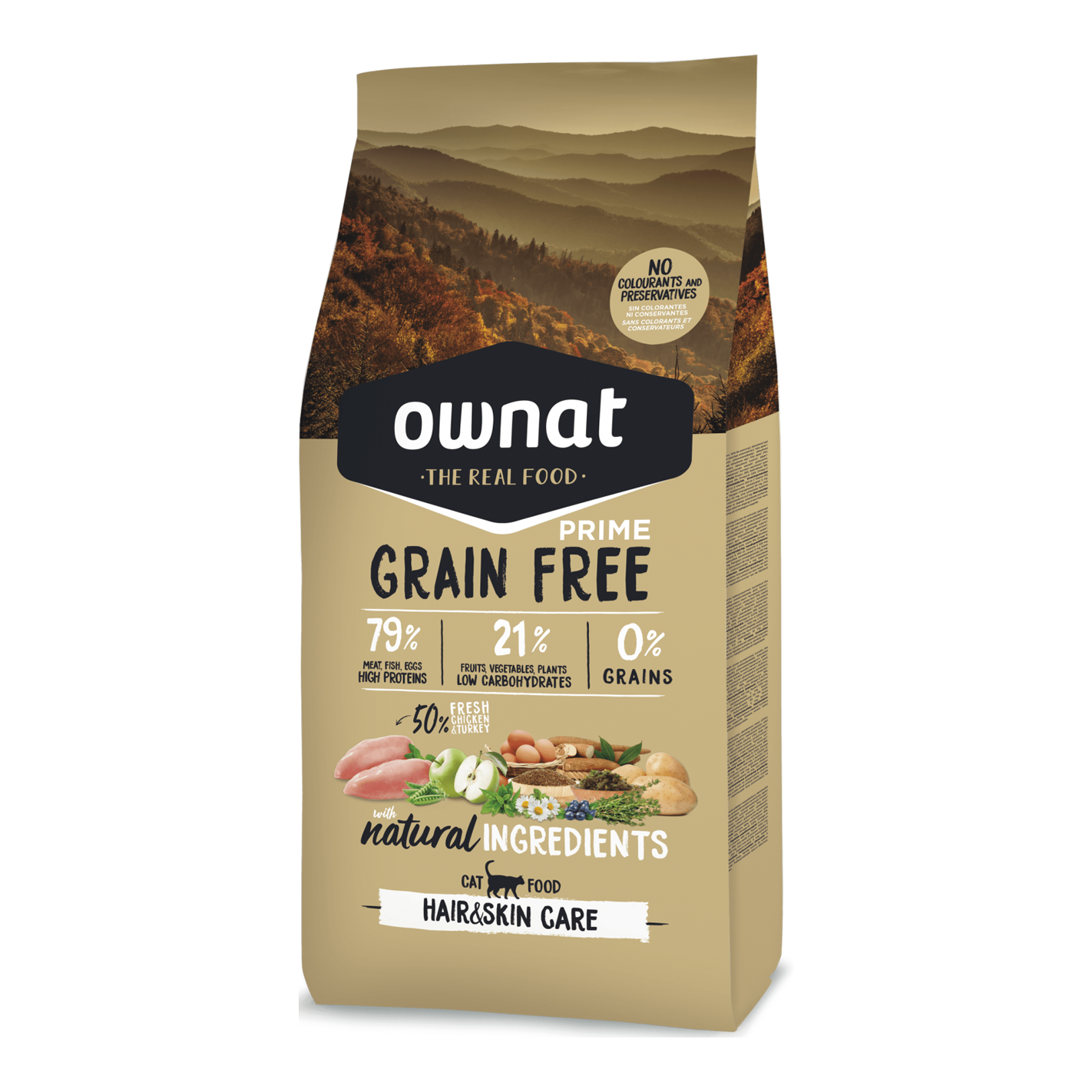 OWNAT PRIME 全齡貓放牧雞肉與火雞(皮毛靚)