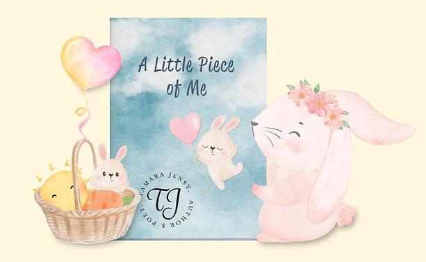 Book titled A Little Piece of Me by Tamara Jensy