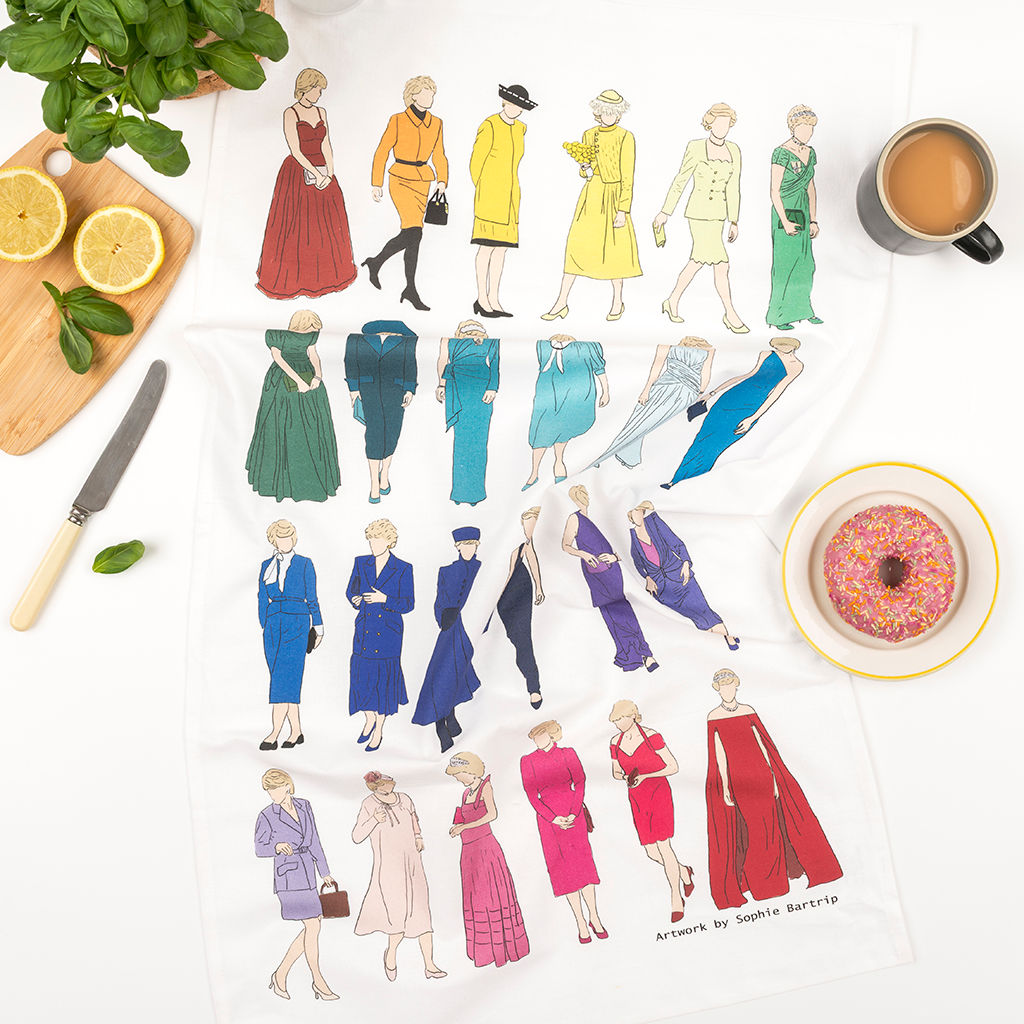 Princess Diana Tea Towel