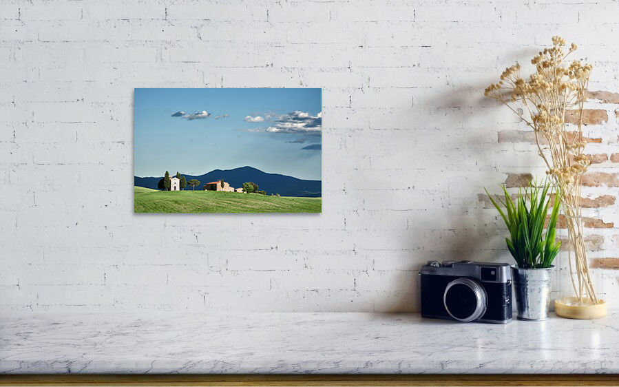 Thumbnail: Vitaleta chapel in Val d'Orcia 20x30 cm Chromaluxe