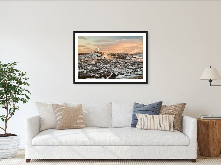 Thumbnail: Reykjanes Lighthouse in Reykjanes Peninsula 60x90 cm