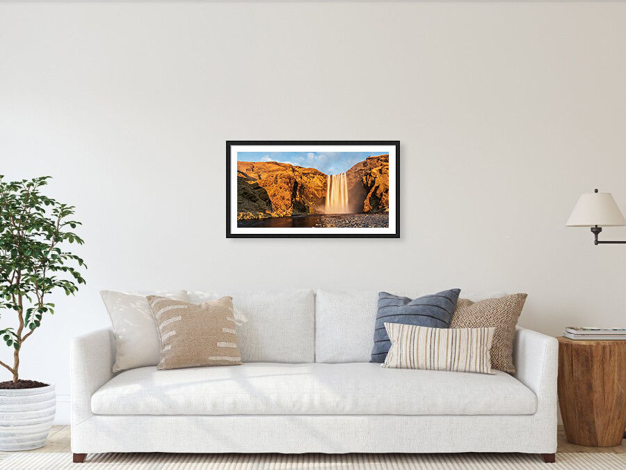 Thumbnail: Skógafoss Waterfall 40x80 cm
