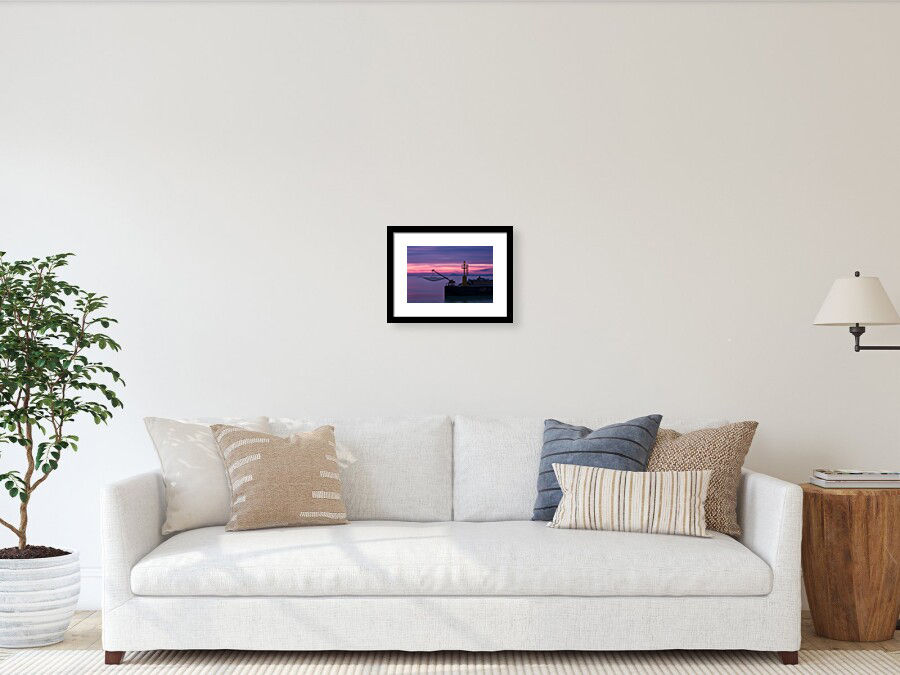 Thumbnail: A serene coastal scene at dawn in Senigallia 20x30 cm