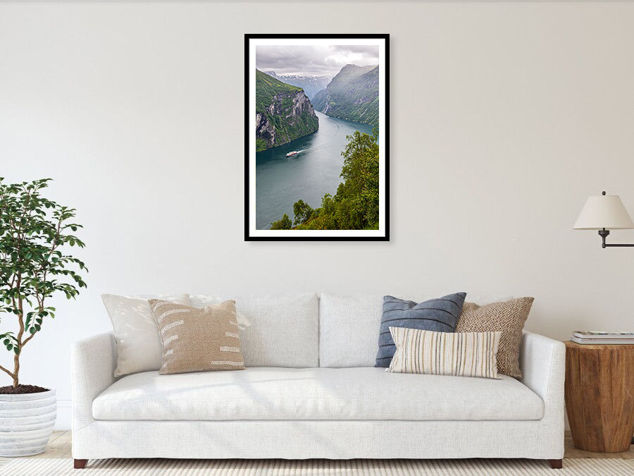 Thumbnail: Geiranger Fjord, Norway 90x60 cm