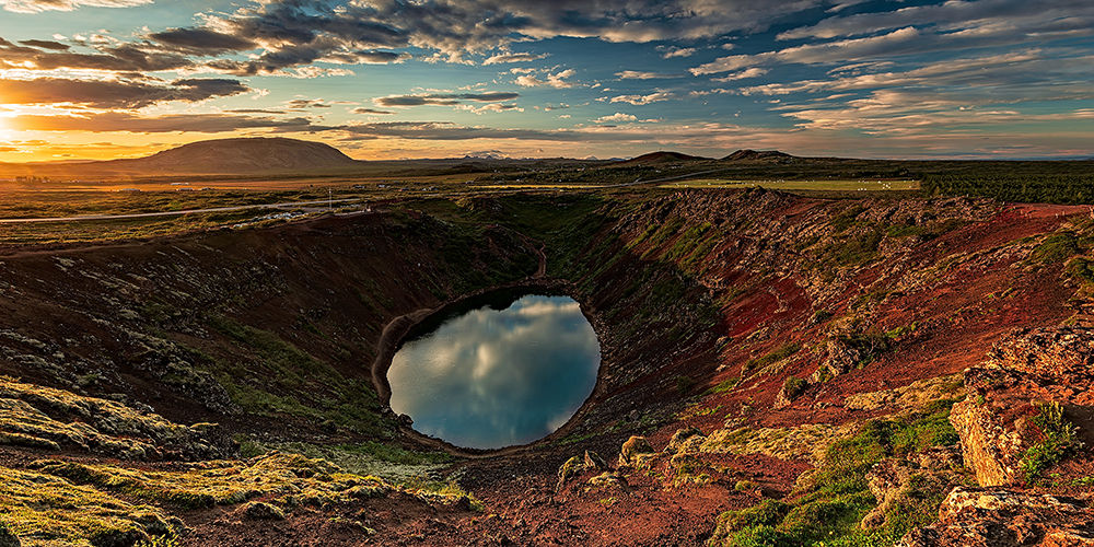 Kerið Volcanic Crater Lake