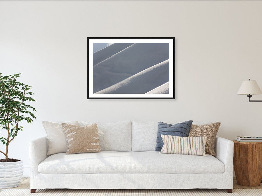 Thumbnail: Soft snow dunes in Castelluccio 60x90 cm