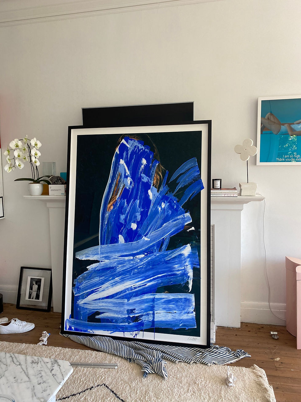 Thumbnail: Anonymous Woman, 2021 Framed in Black UV Museum Grade Acrylic