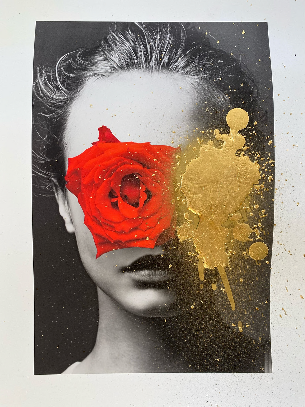 Golden Eye, Solid Gold (Red Rose), 2021