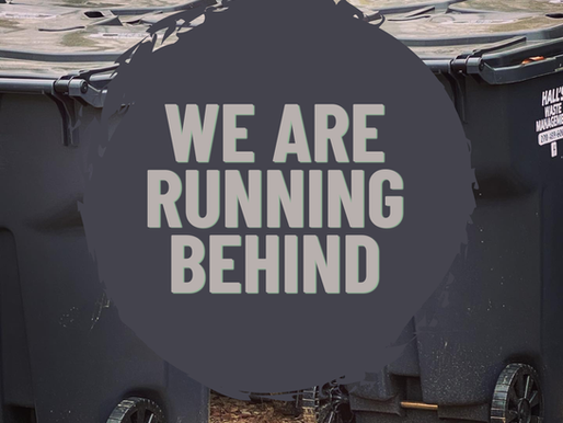 Running Behind Schedule