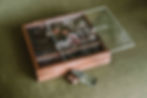 Scottish wedding photogrpher rustic USB box