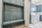 West Texas modern mudroom