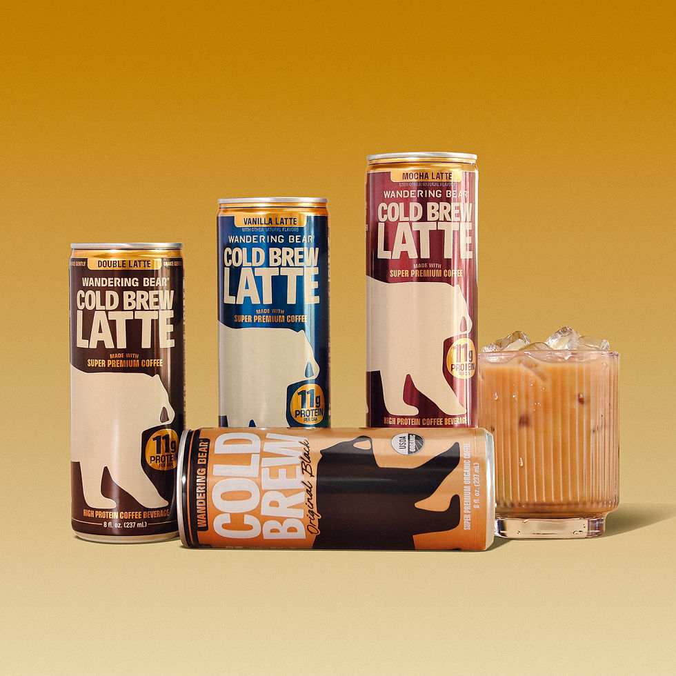 Wandering Bear Launches Organic Cold Brew and High-Protein Lattes at Target