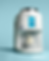 ColdSnap machine dispenses soft-serve into a glass bowl on a light blue background, with DISPENSING on the screen.